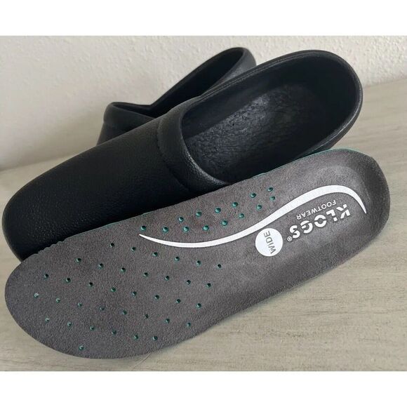 KLOGS BOCA FOOTWEAR WOMENS Sz 9W BLACK NIB - Picture 6 of 7